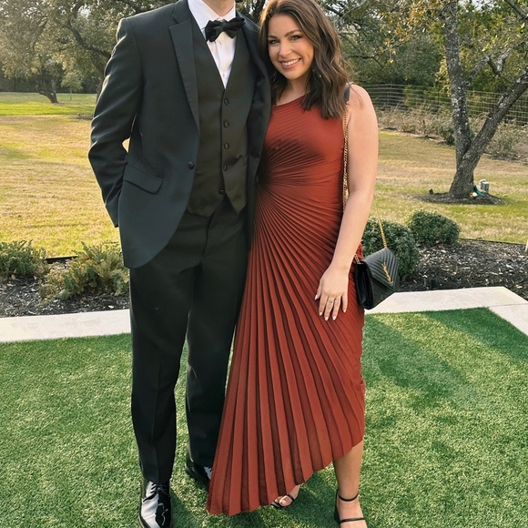ALC Delfina Dress in Brunette - Picture 1 of 5